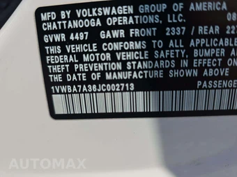 2018 Volkswagen Passat 2.0T SE w/Technology - miniatura 5