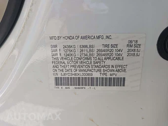 2019 Acura MDX w/Advance Pkg – miniatura 2