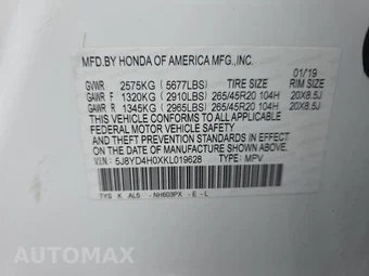 2019 Acura MDX w/Technology & A-Spec Pkgs – miniatura 19