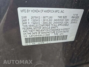 2019 Acura MDX w/Technology Pkg – miniatura 5