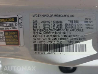 2019 Acura RDX w/Advance Pkg – miniatura 2