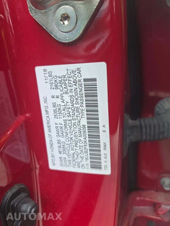2019 Acura TLX w/Technology & A-Spec Pkgs (Red Interior) – miniatura 5