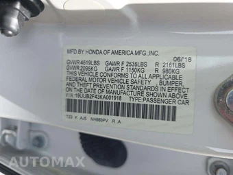 2019 Acura TLX w/Technology Pkg – miniatura 5