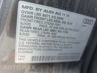 2019 Audi Q8 Premium – miniatura 2