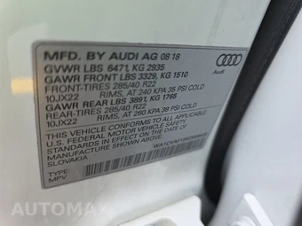2019 Audi Q8 Prestige – miniatura 14