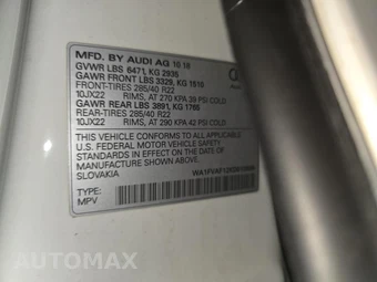 2019 Audi Q8 Prestige – miniatura 18