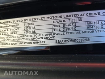 2019 Bentley Bentayga V8 - miniatura 14