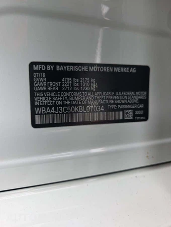 2019 BMW 4 Series Gran Coupe 430i xDrive Sedan - miniatura 5