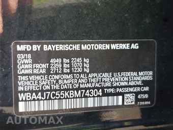 2019 BMW 4 Series Gran Coupe 440i xDrive Sedan M SPORT LINE - miniatura 14