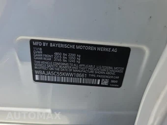2019 BMW 5 Series Sedan 530i SPORT LINE - miniatura 18