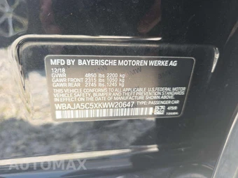 2019 BMW 5 Series Sedan 530i SPORT LINE - miniatura 2