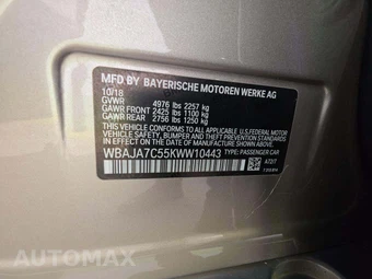 2019 BMW 5 Series Sedan 530i xDrive LUXURY LINE - miniatura 2