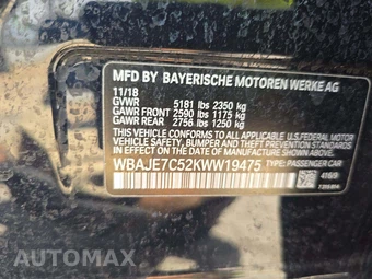 2019 BMW 5 Series Sedan 540i xDrive M SPORT LINE - miniatura 5