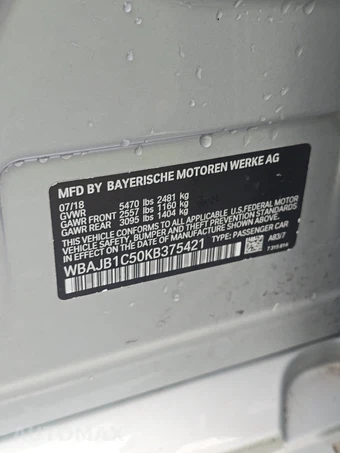 2019 BMW 5 Series Sedan xDrive iPerformance SPORT LINE - miniatura 14