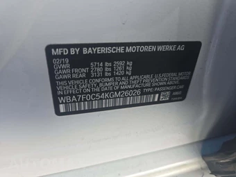 2019 BMW 7 Series Sedan 750i M SPORT LINE - miniatura 2