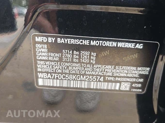 2019 BMW 7 Series Sedan 750i M SPORT LINE - miniatura 5