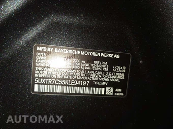 2019 BMW X3 Sports Activity Vehicle sDrive30i - miniatura 5