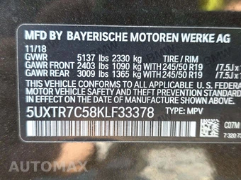 2019 BMW X3 Sports Activity Vehicle sDrive30i – miniatura 5