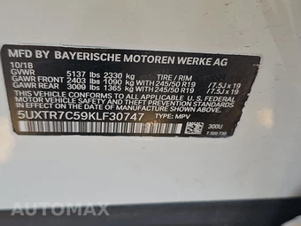 2019 BMW X3 Sports Activity Vehicle sDrive30i - miniatura 14