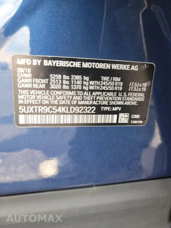 2019 BMW X3 Sports Activity Vehicle xDrive30i - miniatura 15
