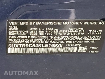 2019 BMW X3 Sports Activity Vehicle xDrive30i – miniatura 14