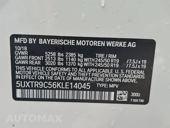 2019 BMW X3 Sports Activity Vehicle xDrive30i - miniatura 14
