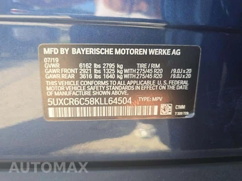 2019 BMW X5 Sports Activity Vehicle xDrive40i - miniatura 2