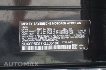 2019 BMW X5 Sports Activity Vehicle xDrive40i M SPORT LINE - miniatura 17