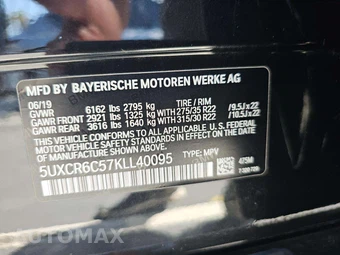 2019 BMW X5 Sports Activity Vehicle xDrive40i M SPORT LINE - miniatura 5