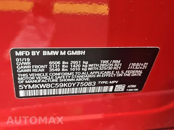 2019 BMW X6 M Sports Activity Vehicle - miniatura 14