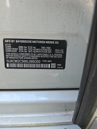 2019 BMW X7 Sports Activity Vehicle xDrive40i - miniatura 15
