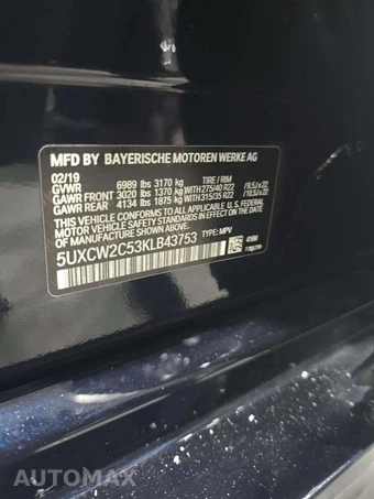 2019 BMW X7 Sports Activity Vehicle xDrive40i M SPORT LINE - miniatura 5