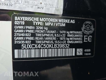 2019 BMW X7 Sports Activity Vehicle xDrive50i M SPORT LINE - miniatura 2