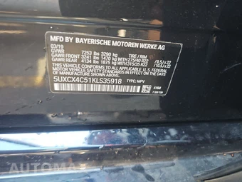 2019 BMW X7 Sports Activity Vehicle xDrive50i M SPORT LINE - miniatura 15