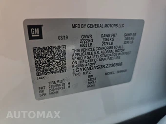 2019 Cadillac XT5 Luxury 1SD – miniatura 15