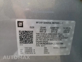 2019 Cadillac XT5 Luxury 1SD – miniatura 14