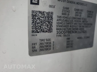 2019 Chevrolet Colorado WT Crew Cab Medium Bed 4WT - miniatura 14