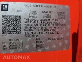 2019 Chevrolet Colorado ZR2 Crew Cab Medium Bed 4ZR - miniatura 5