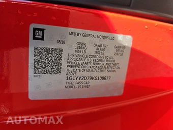 2019 Chevrolet Corvette Grand Sport Coupe 2LT - miniatura 13