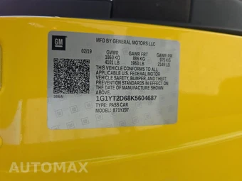 2019 Chevrolet Corvette Z06 Coupe 3LZ - miniatura 11