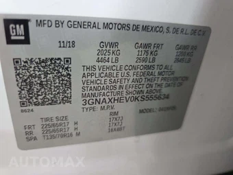 2019 Chevrolet Equinox LS 1LS – miniatura 5
