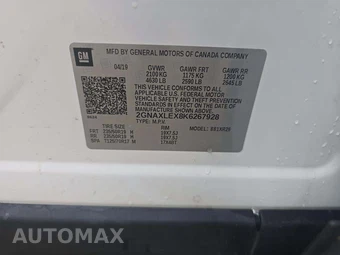 2019 Chevrolet Equinox LT 2LT – miniatura 2