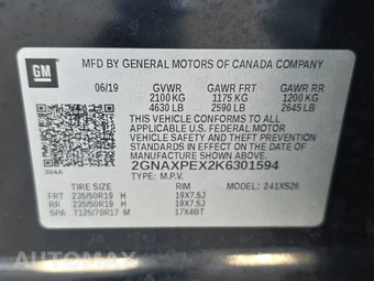2019 Chevrolet Equinox Premier 2LZ – miniatura 14