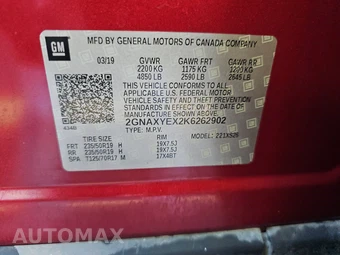 2019 Chevrolet Equinox Premier 2LZ – miniatura 14