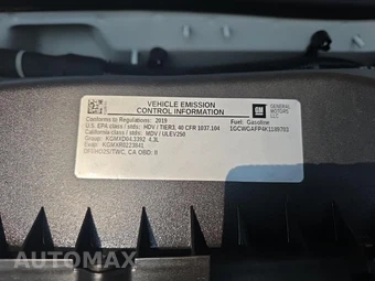 2019 Chevrolet Express 2500 Cargo Van 1WT 135.0" WB - miniatura 20