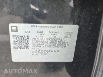 2019 Chevrolet Malibu Hybrid 1HY - miniatura 14