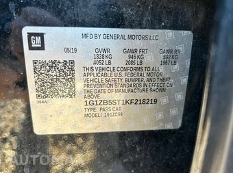 2019 Chevrolet Malibu LS 1LS - miniatura 15