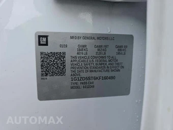 2019 Chevrolet Malibu LT 1LT - miniatura 5