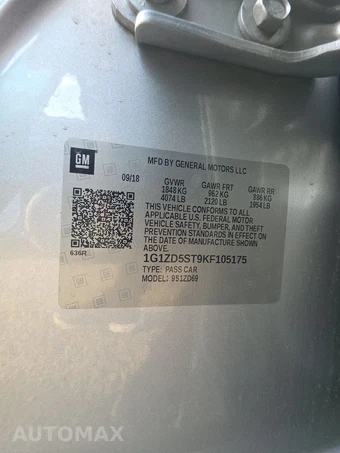 2019 Chevrolet Malibu LT 1LT – miniatura 14