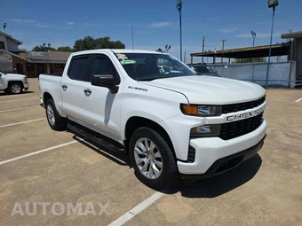 2019 Chevrolet Silverado 1500 Custom Crew Cab Short Bed 1CX - miniatura 4